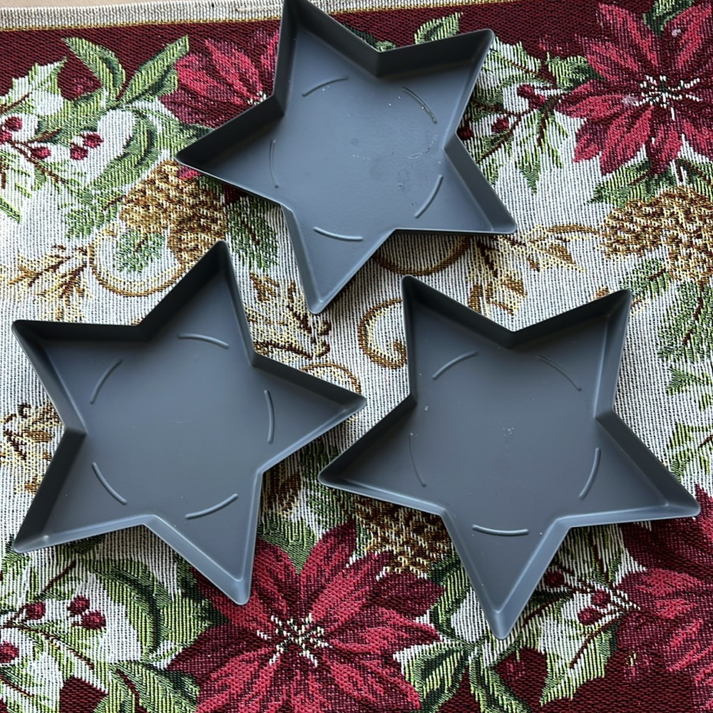 IKEA star candle/candy holder set of 3!